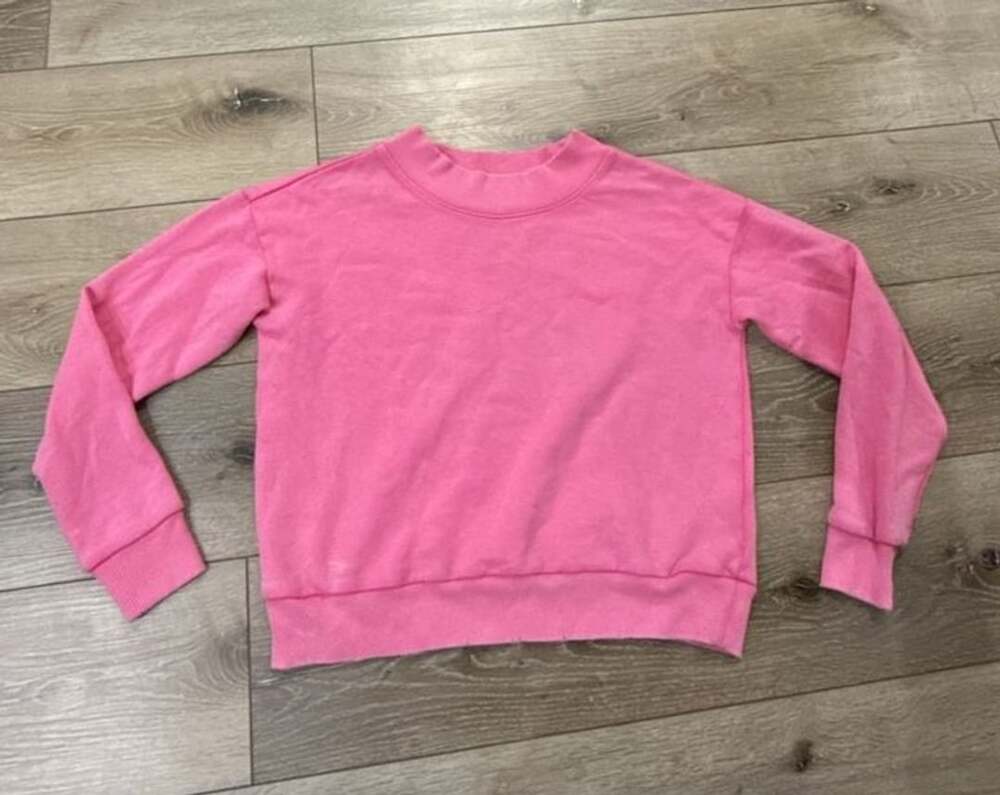 aerie Sweatshirt Size XS Pink Mock Neck Cropped Pullover